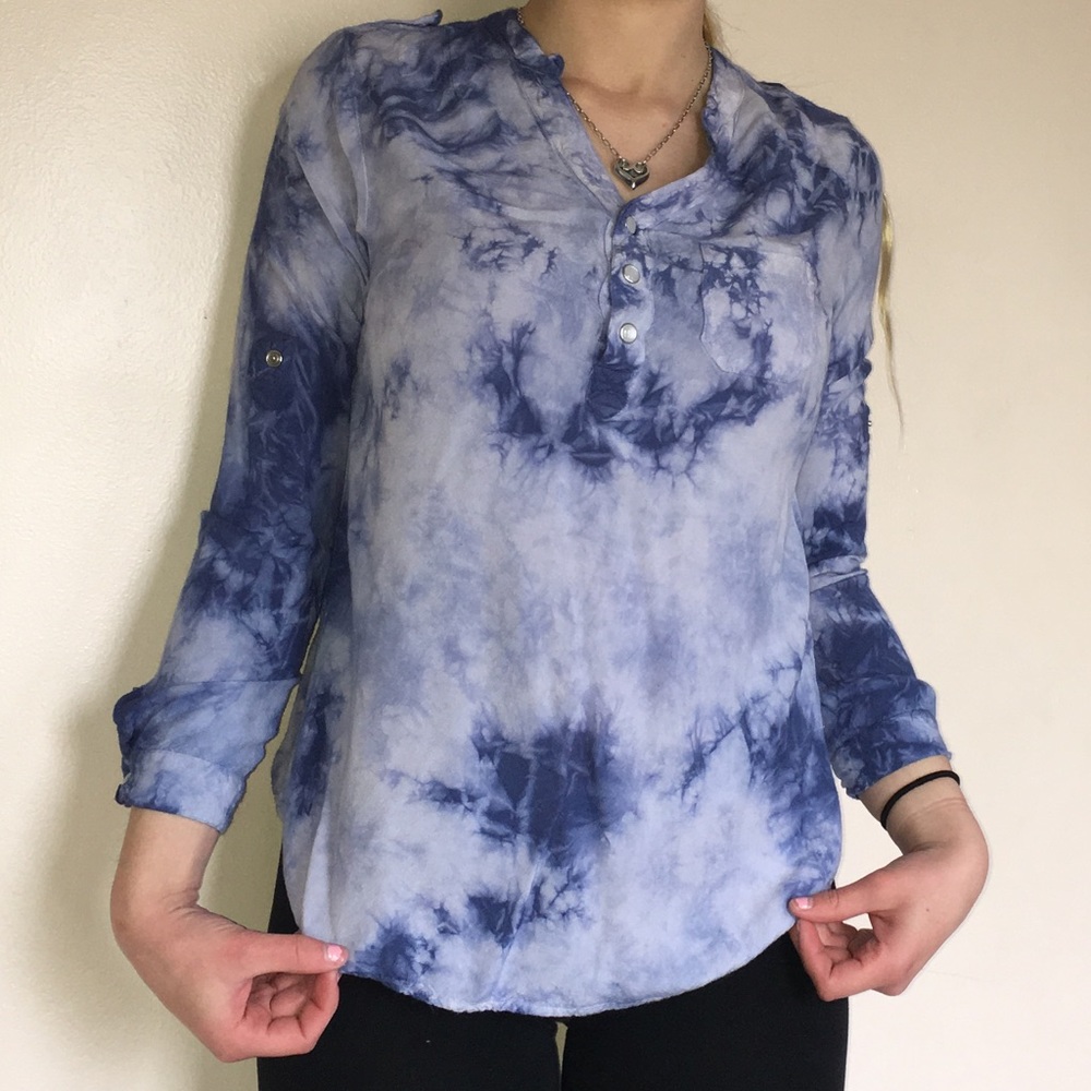 Cute denim blue top